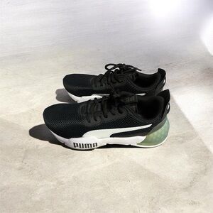 Puma Black Sneakers with White Logo
